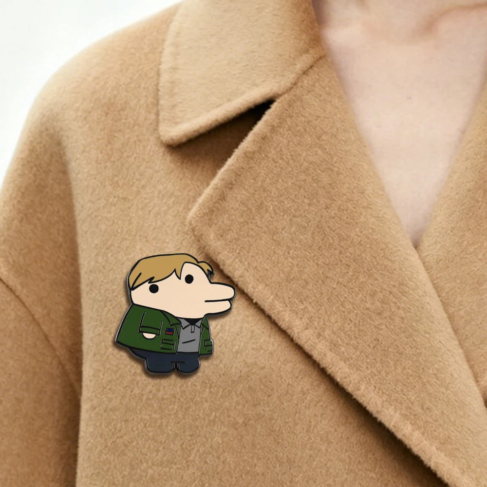 Silent Hill 2 James Sunderland  Style Enamel Pin
