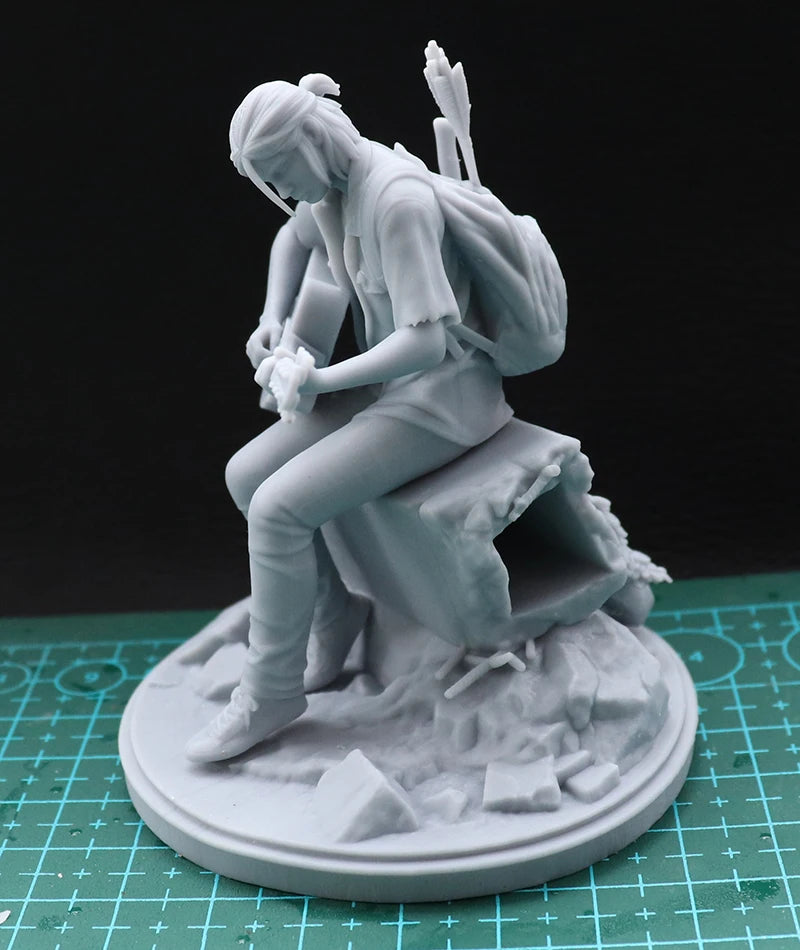 The Last of Us Ellie 3D Printed Figure (Not Painted) - Available at 2Fast2See.co