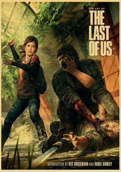 The Last of Us Ellie Part II Retro Poster - M / 20X30cm Available at 2Fast2See.co