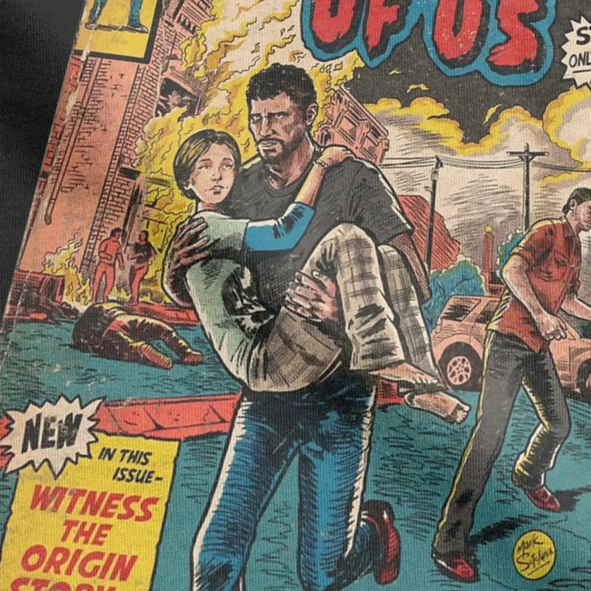 The Last Of Us Intro Comic Cover TShirt - Available at 2Fast2See.co