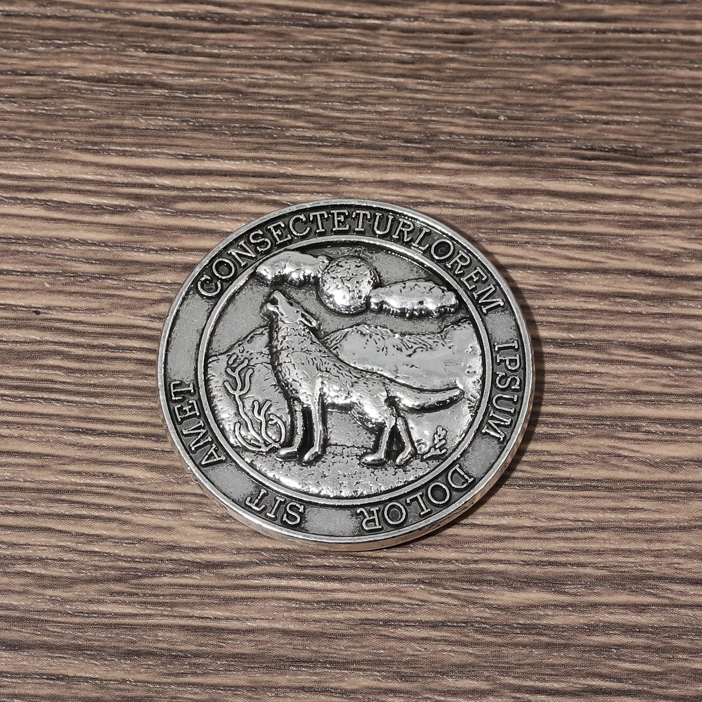 Resident Evil 8 Retro Wolf Coin Souvenir