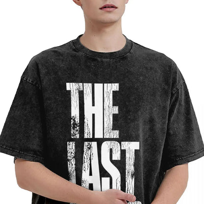 The Last of Us Logo Vintage Washed Tshirt