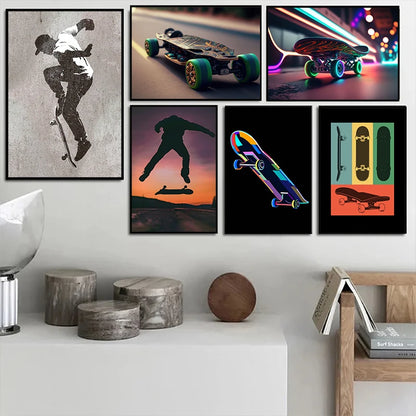 Popular & Artistic Skateboard Posters - Available at 2Fast2See.co