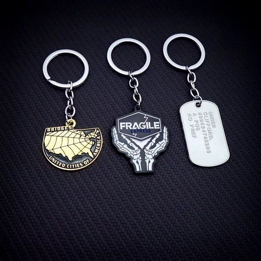Death Stranding Keychains & Dog Tags Steel Game Accessories - 1 Available at 2Fast2See.co