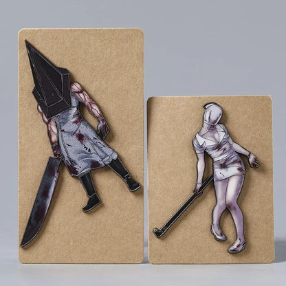 Silent Hill Enamel Pins Zinc Alloy Lapel Brooches