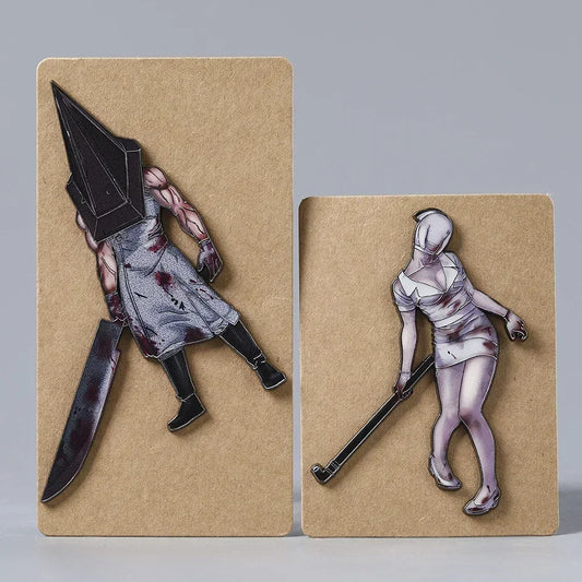 Silent Hill Enamel Pins Zinc Alloy Lapel Brooches