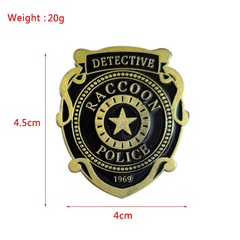 Resident Evil Raccoon Police Department Enamel Pin