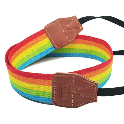Vintage Photography Camera Strap - Rainbow Available at 2Fast2See.co