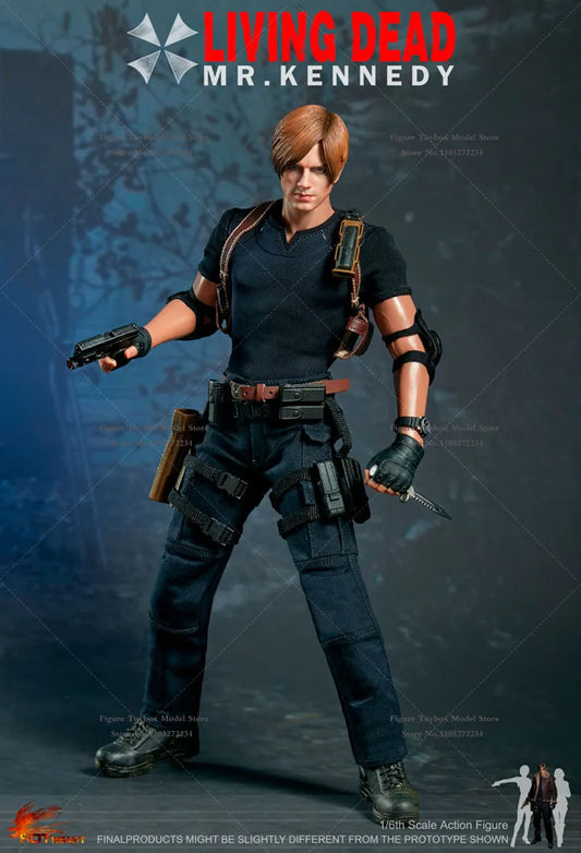 Resident Evil Mr.Kennedy Action Figure 1/6 Full Set 12" Figure Collection Gift Toy