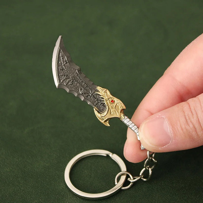 God of War Kratos Blade and Weapons Keychains - Available at 2Fast2See.co