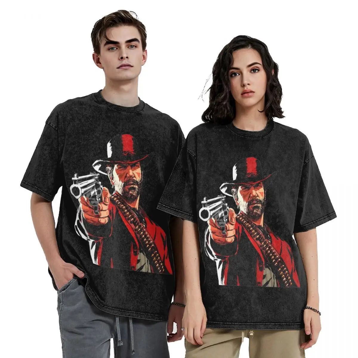 Red Dead Redemption 2 Arthur Morgan Washed Vintage Tshirt