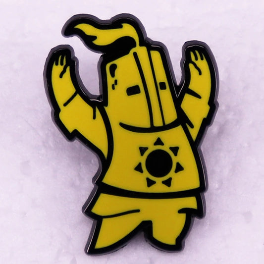 Dark Souls Game Badge Praise The Sun Enamel Pin