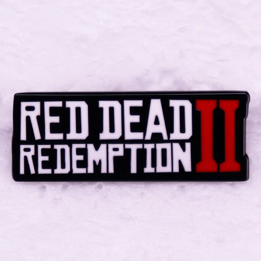 Red Dead Redemption Badge Metal Pin - 30mm Pin Available at 2Fast2See.co