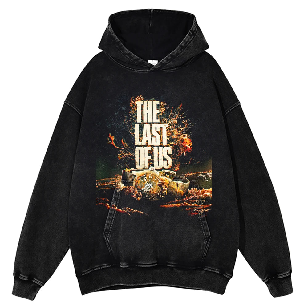 The Last of Us Joel's Watch Design Vintage Style Hoodie