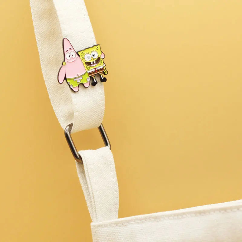 SpongeBob & Patrick Enamel Pin - Available at 2Fast2See.co