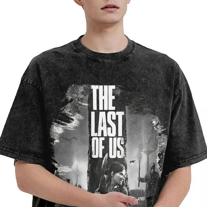 The Last Of Us Ellie Washed Short Sleeve Oversized Tshirt