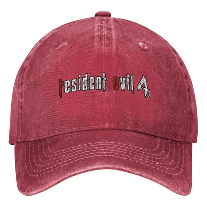 Resident Evil 4 Logo Washed Baseball Cap