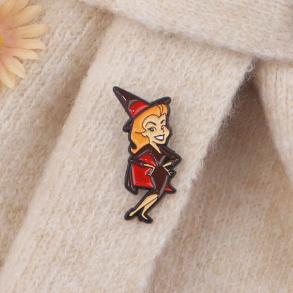 Halloween Witch Enamel Pin