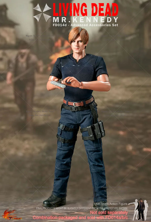 Resident Evil Mr.Kennedy Action Figure 1/6 Full Set 12" Figure Collection Gift Toy