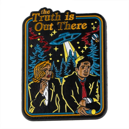 X Files Enamel Pins