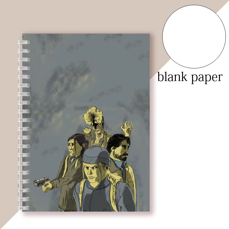 A5 Spiral The Last of Us Notebook Retro Journal Lined & Blank - Design 12 / A5 Available at 2Fast2See.co