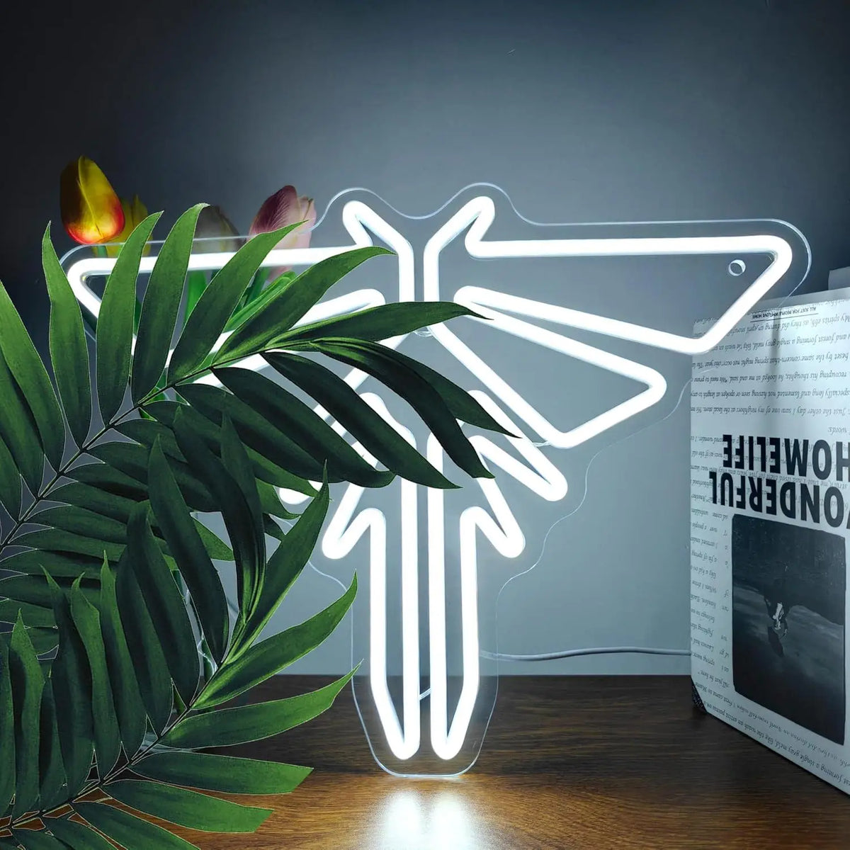 The Last of Us Firefly Neon Sign USB Dimmable LED Neon Lights for Game Rooms