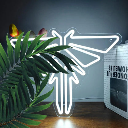 The Last of Us Firefly Neon Sign USB Dimmable LED Neon Lights for Game Rooms