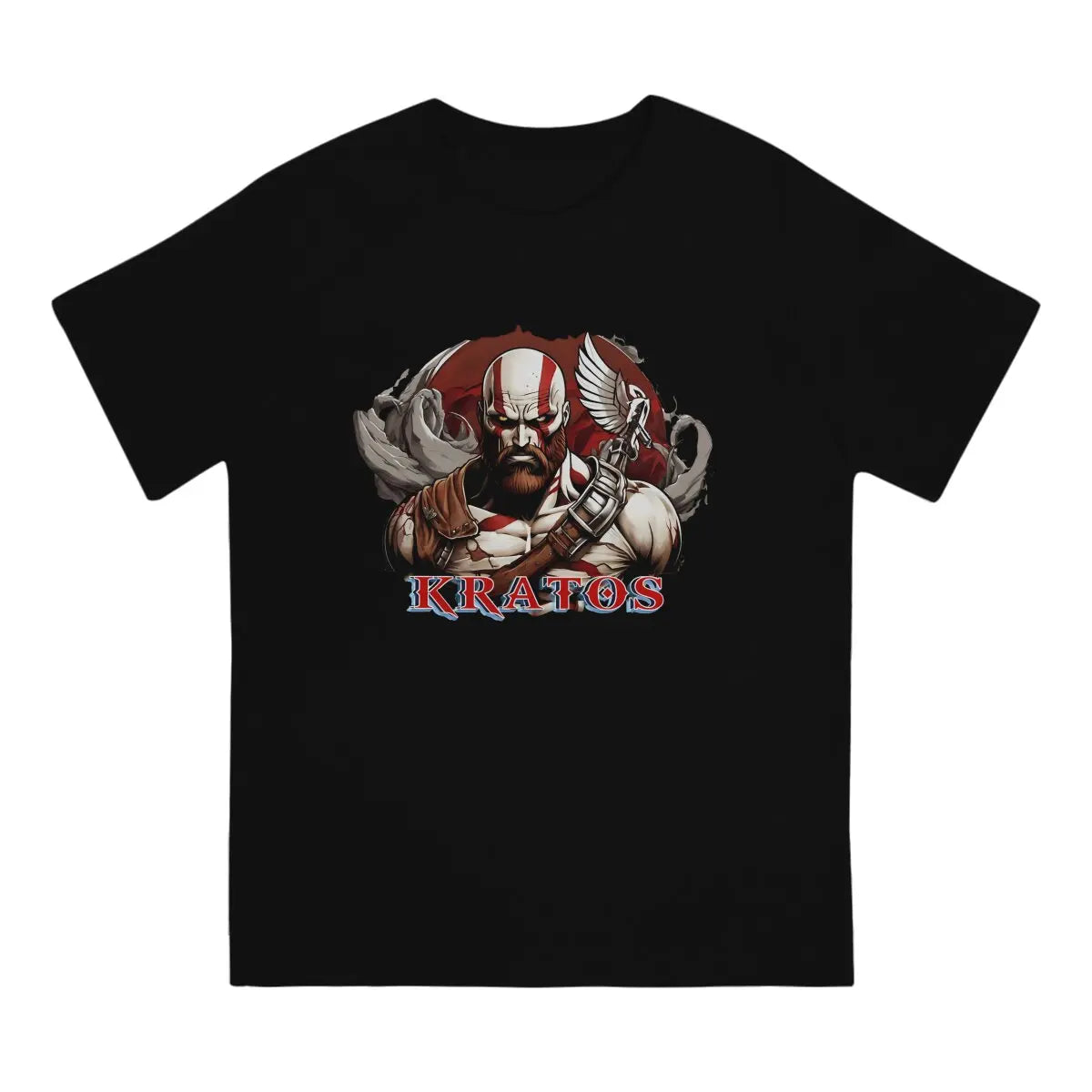 God Of War Kratos TShirt Classic Design - Available at 2Fast2See.co