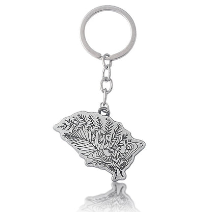 The Last Of Us Ellie's Tattoo Silver Keychain - Available at 2Fast2See.co