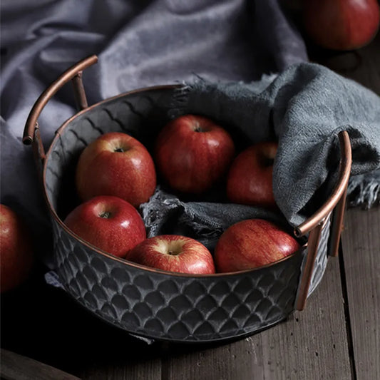 Photography Prop - Vintage Metal Tray for Home and Garden Decoration - Available at 2Fast2See.co