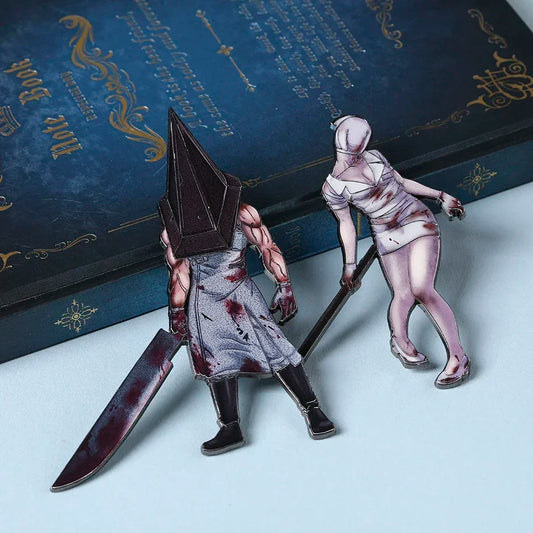 Silent Hill Enamel Pins Zinc Alloy Lapel Brooches