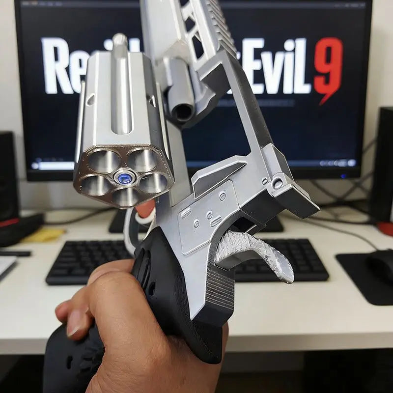 Resident Evil 9 Leon Scott Kennedy Hand Cannon Gun Collectible