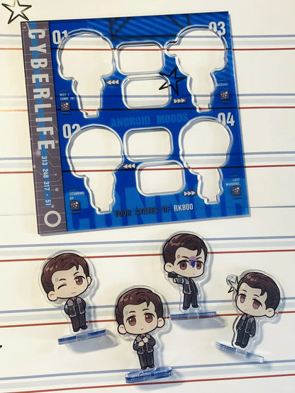 Detroit Become Human Acrylic Stand Connor Figures Set