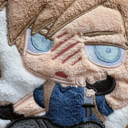 Resident Evil Leon Kennedy Hanging Hand Towel Soft Absorbent Plush