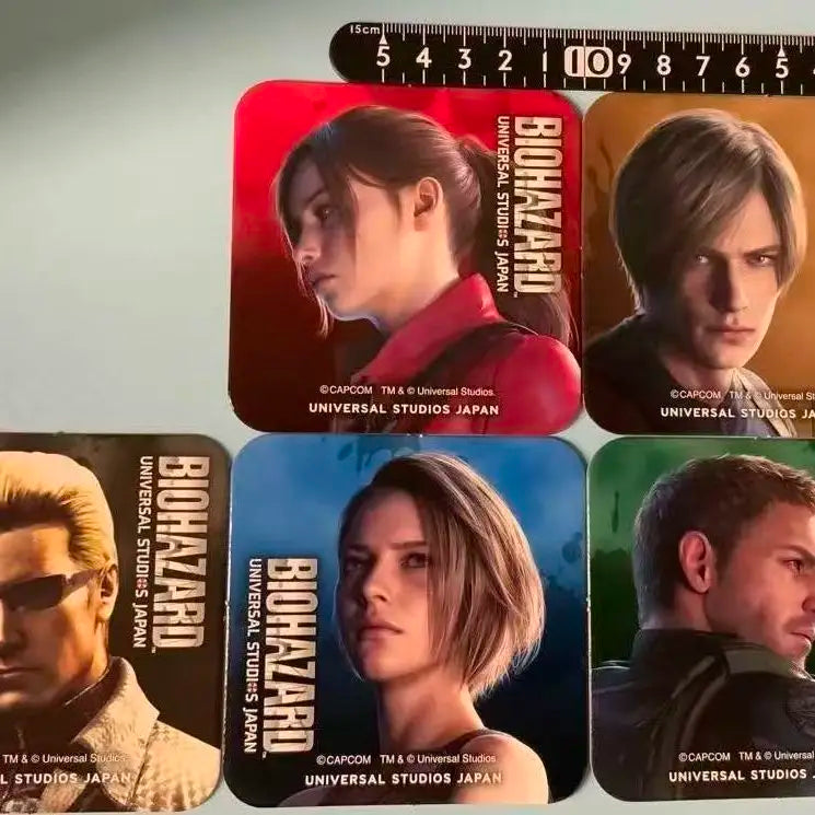 Resident Evil Capcom Video Game Characters Souvenir Coasters