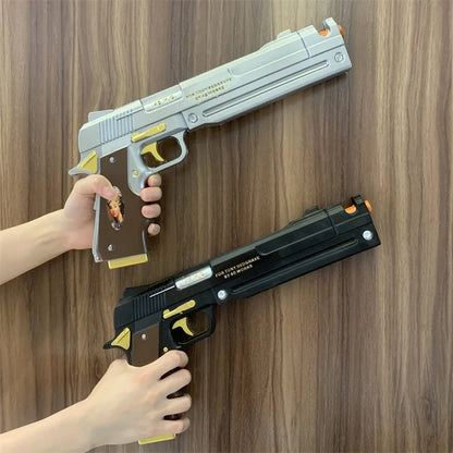DMC Dante Gun Ebony Ivory White and Black Revolver Weapons 1:1 Cosplay Model - Black Available at 2Fast2See.co