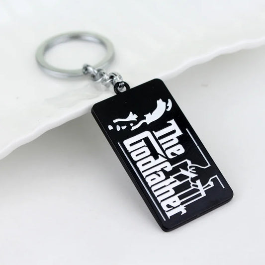 The Godfather Logo Keychain Pendant - Default Title Available at 2Fast2See.co