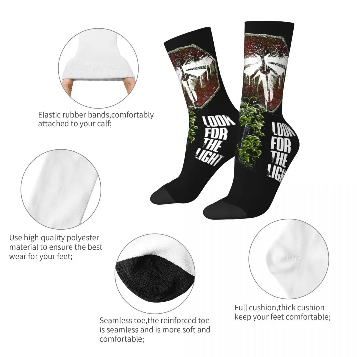 The Last of Us Winter Warm Look for The Light Socks - Available at 2Fast2See.co