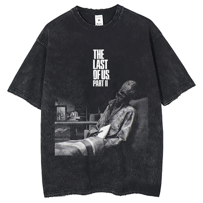 The Last of Us Vintage Black Tshirts - Black - 4 / S Available at 2Fast2See.co