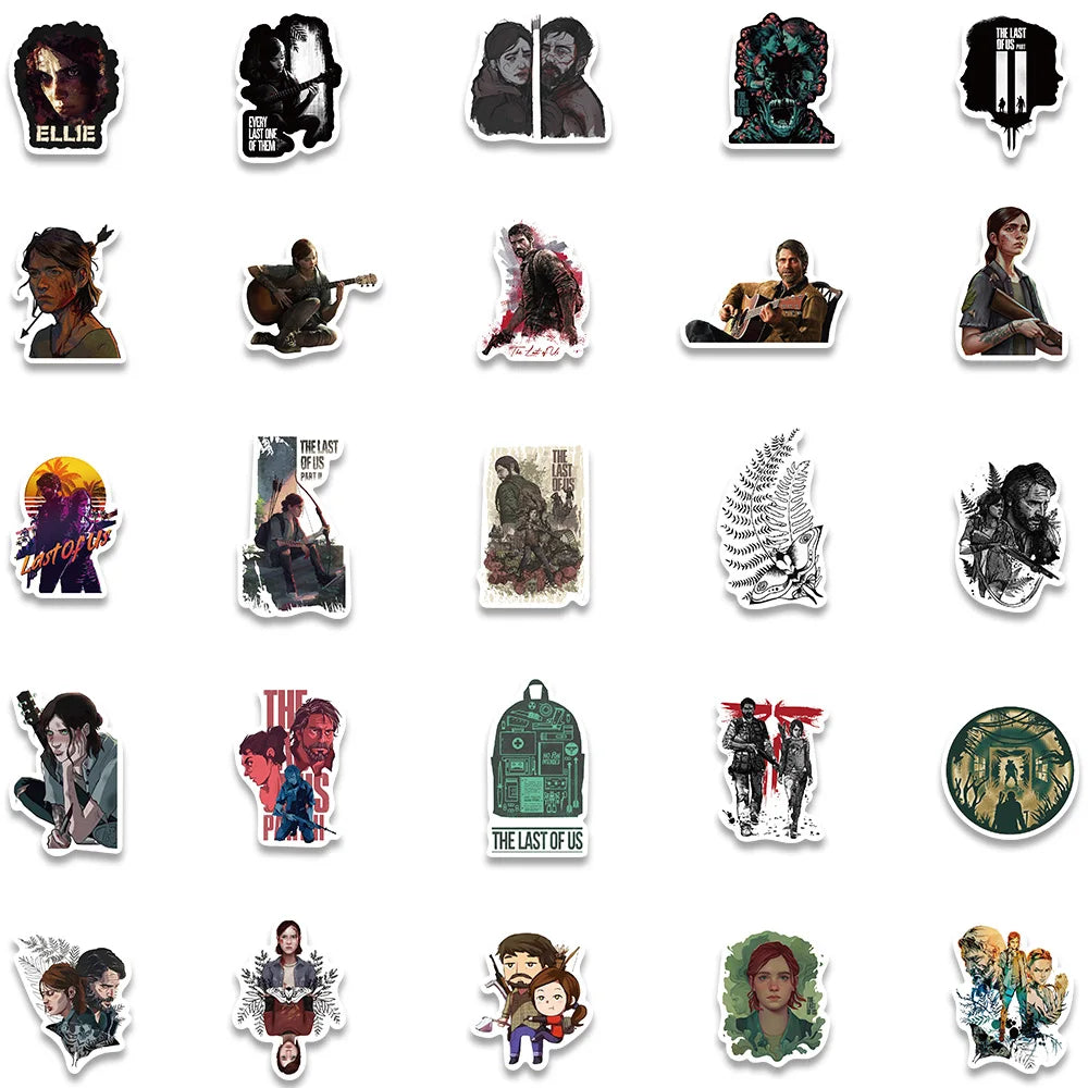 The Last of Us Premium Stickers Set - 10 Stickers Available at 2Fast2See.co