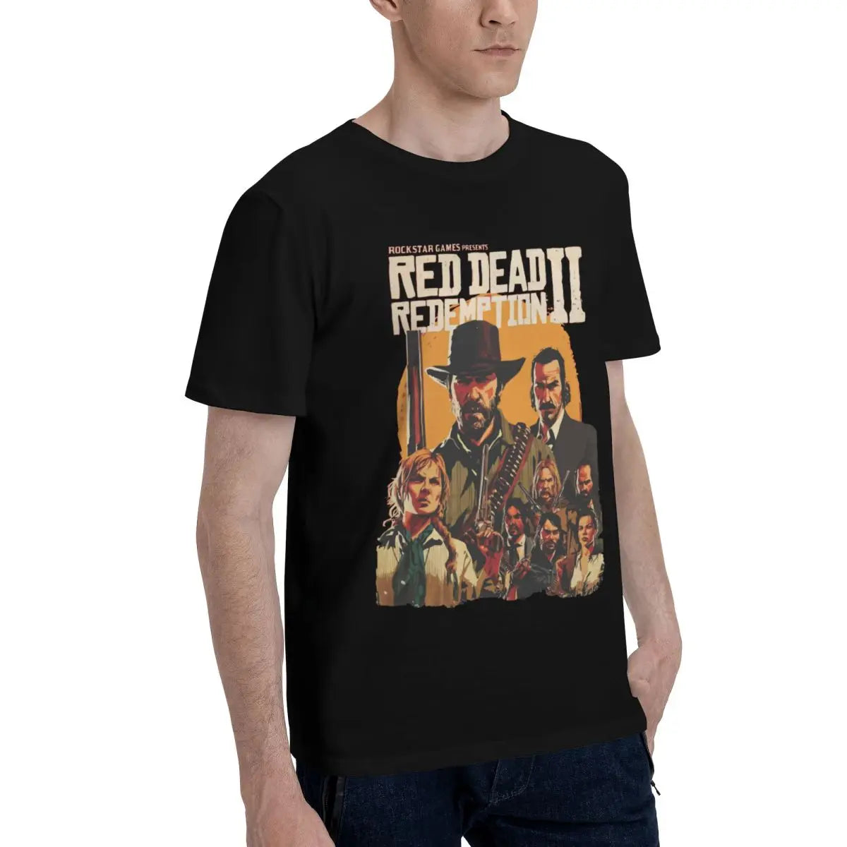 Red Dead Redemption 2 Game Retro Graphic Tshirt