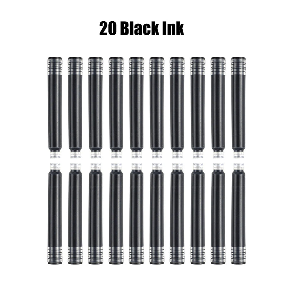 Luxury Wooden Fountain Pen - Black Ink 20Pcs Available at 2Fast2See.co