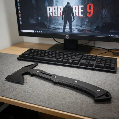 Leon Scott Kennedy RE9 Requiem Cosplay Tactical Axe