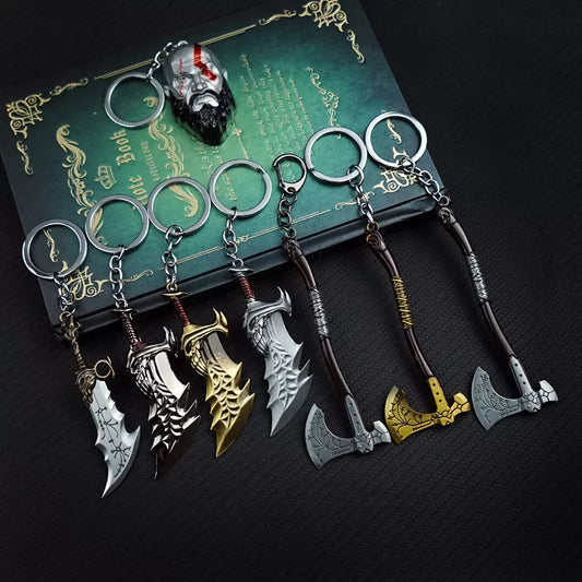 God of War Keychains Kratos Blades of Chaos & Swords - Available at 2Fast2See.co
