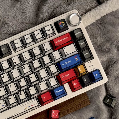 Telltales The Walking Dead Graphics Inspired Keycaps for Aesthetic Keyboard