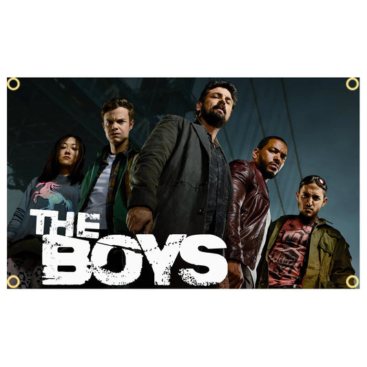 Homelander The Boys Polyester Printed Banner - Available at 2Fast2See.co
