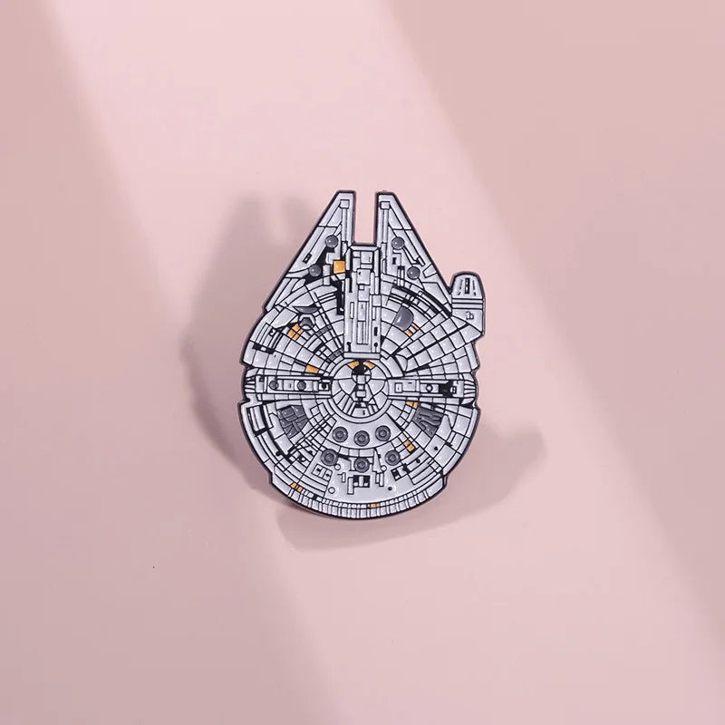 Star Wars The Millennium Falcon Spacecraft Enamel Pin