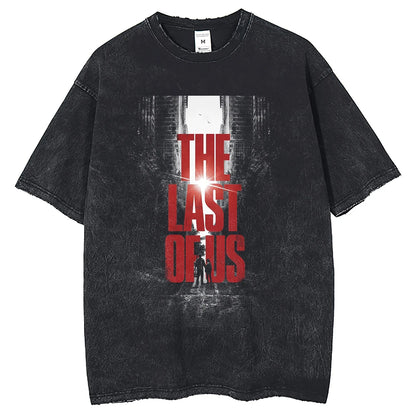 The Last of Us Vintage Black Tshirts - Black - 1 / S Available at 2Fast2See.co