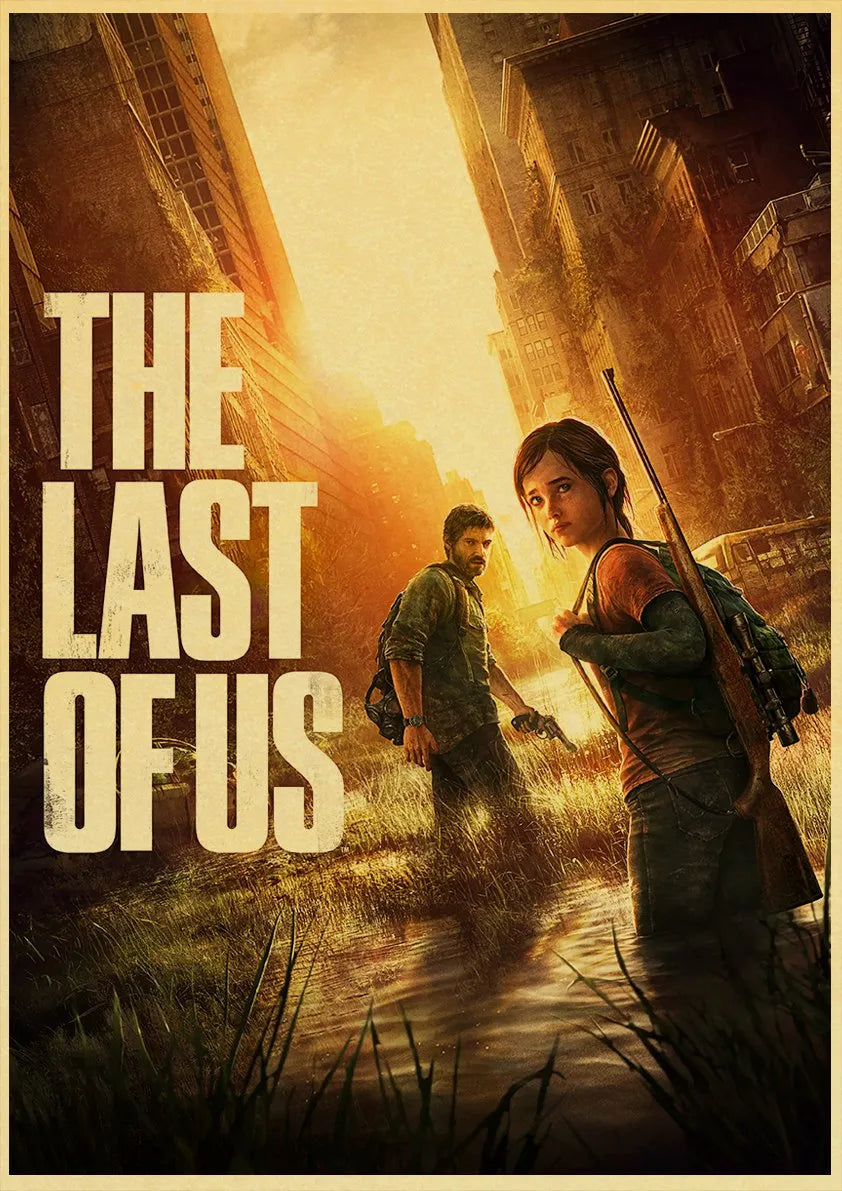 The Last of Us Ellie Part II Retro Poster - A / 20X30cm Available at 2Fast2See.co