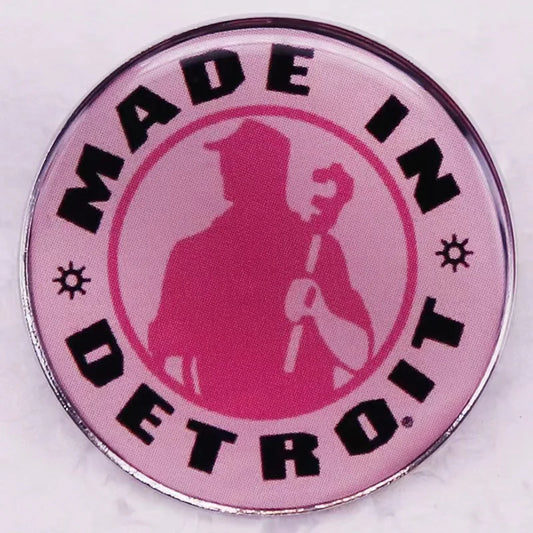 Detroit: Become Human Pin Made In Detroit Badge - Available at 2Fast2See.co